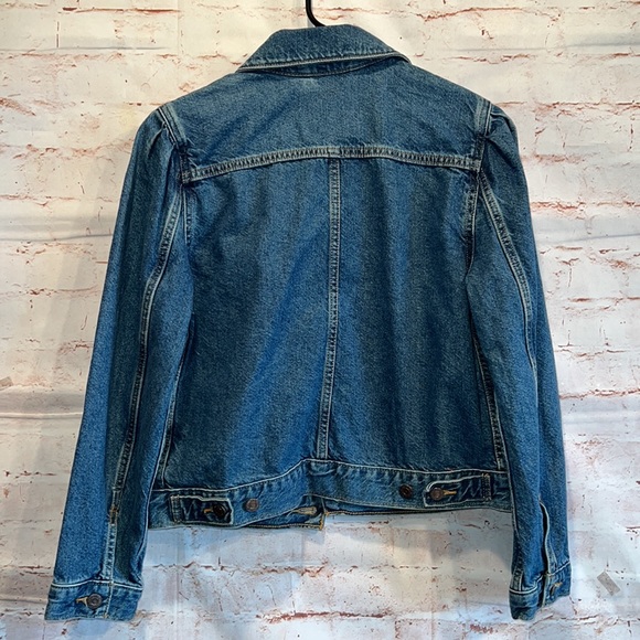 NWT Levi’s denim jean jacket classic blue pockets button front XS women’s - Picture 6 of 11